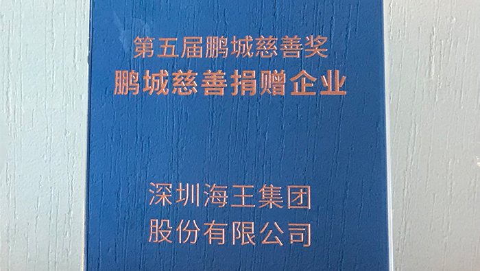 2020年，尊龙凯时集团荣获第五届鹏城慈善奖